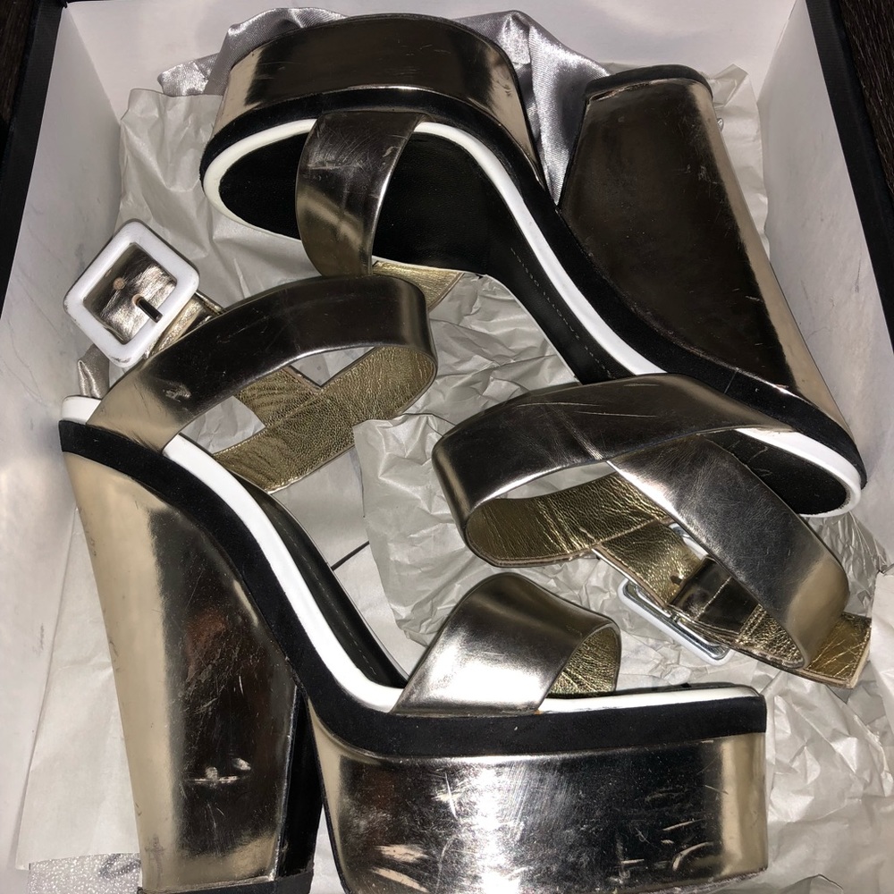 Giuseppe Zanotti Mirrored Platform Sandal